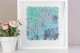 Obraz podświetlany - Kwiaty: mięta-błękit-popiel 2