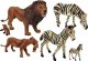 Figurka LeanToys Zestaw figurek zwierzęta safari 2