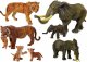 Figurka LeanToys Zestaw figurek zwierzęta safari 2