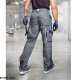 Ardon ARDON URBAN+ - spodnie do pasa 65 % poliester, 35 % bawełna, canvas, ok. 270 g/m2 Tabiflex - stretch, 11 kieszeni + na nakolanniki - biały 46 30
