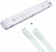 Volteno Oprawa hermetyczna pod tuby LED 2x60cm Szara IP65 ABS + PS 66,1x11,2x8,3cm VO2814 1
