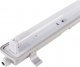 Volteno Oprawa hermetyczna pod tuby LED 1x120cm Szara IP65 ABS + PS 126,5x6,9x8,3cm VO2815 1