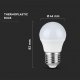 V-TAC Żarówka LED 4,5W E27 G45 6500K 470lm 180st. 217409 1