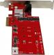Kontroler StarTech PCIe x4 - 2x M.2 NGFF + 2x SATA III (PEXM2SAT3422) 2