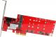 Kontroler StarTech PCIe x4 - 2x M.2 NGFF + 2x SATA III (PEXM2SAT3422) 4