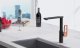 Bateria kuchenna Sotbe Loft Svart stojąca czarna z elementami różowego złota (LOF-B/G-SKH-12568833) 1