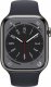 Smartwatch Apple Watch 8 GPS + Cellular 45mm Graphite Stainless Steel Granatowy  (MNKU3WB/A) 1