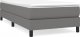 vidaXL vidaXL Łóżko kontynentalne, ciemnoszare, obite tkaniną, 80x200 cm 2