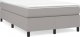 vidaXL Łóżko kontynentalne, jasnoszare, obite tkaniną, 120x200 cm 2