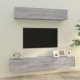 vidaXL vidaXL Zestaw 4 szafek TV, szary dąb sonoma, materiał drewnopochodny 1