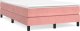 vidaXL vidaXL Rama łóżka, różowa, 120 x 200 cm, tapicerowana aksamitem 2