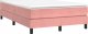 vidaXL vidaXL Rama łóżka, różowa, 120 x 200 cm, tapicerowana aksamitem 3