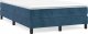vidaXL vidaXL Rama łóżka, ciemnoniebieska, 120x200 cm, tapicerowana aksamitem 2