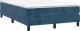 vidaXL vidaXL Rama łóżka, ciemnoniebieska, 120x200 cm, tapicerowana aksamitem 3