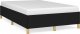 vidaXL vidaXL Rama łóżka, czarna, 120x200 cm, obita tkaniną 2