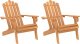 vidaXL vidaXL Krzesła ogrodowe Adirondack, 2 szt., drewno akacjowe 2