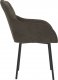 vidaXL vidaXL Krzesła stołowe, 2 szt., ciemnoszare, obite aksamitem 5