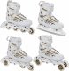Rolki RAVEN Rolki Łyżwy 4w1 RAVEN Profession White/Gold 38-42 1