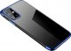 Clear  Clear Color case żelowy pokrowiec etui z metaliczną ramką Huawei P40 niebieski 1