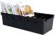 Vilde Organizer pojemnik kuchenny na torebki z przyprawami czarny 30x13x8 cm 1