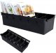 Vilde Organizer pojemnik kuchenny na torebki z przyprawami czarny 30x13x8 cm 8