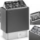 Uniprodo Piec do sauny elektryczny 3-6 m3 do 110C 400 V 4.5 kW czarno-srebrny Piec do sauny elektryczny 3-6 m3 do 110C 400 V 4.5 kW czarno-srebrny 1