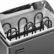 Uniprodo Piec do sauny elektryczny 3-6 m3 do 110C 400 V 4.5 kW czarno-srebrny Piec do sauny elektryczny 3-6 m3 do 110C 400 V 4.5 kW czarno-srebrny 3