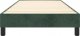 vidaXL Rama łóżka, ciemnozielona, 90x200 cm, tapicerowana aksamitem 5