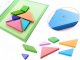 Książeczka magnetyczna układanka klocki 3D tangram 4