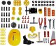 LeanToys Zestaw Majsterkowicza na baterie 3w1 Walizka Warsztat 85 elementów 56cm 4