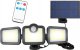 Kinkiet LTC Lampa ścienna solarna regulowana LED LTC 20W z czujnikiem ruchu i zmierzchu + pilot 3