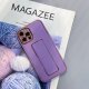 Hurtel New Kickstand Case etui do iPhone 12 z podstawką fioletowy 16