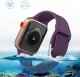 Hurtel Silicone Strap APS silikonowa opaska do Watch 8 / 7 / 6 / 5 / 4 / 3 / 2 / SE (41 / 40 / 38mm) pasek bransoleta do zegarka czarny 1