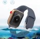 Hurtel Silicone Strap APS silikonowa opaska do Watch 8 / 7 / 6 / 5 / 4 / 3 / 2 / SE (41 / 40 / 38mm) pasek bransoleta do zegarka czarny 5