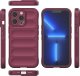 Hurtel Magic Shield Case etui do iPhone 13 Pro Max elastyczny pancerny pokrowiec burgundowy 24