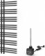 Grzejnik łazienkowy Warmtec Grzejnik łazienkowy elektryczny Warmtec Brillo 50 x 150 czarny/antracyt 1