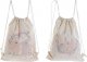 DKD Home Decor Worek na buty ze sznurkami DKD Home Decor Rabbits (2 pcs) (28 x 0.5 x 36 cm) 1