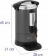 Royal Catering Zaparzacz do kawy herbaty z kranem i tacką ociekową 6 l 950 W szary Zaparzacz do kawy herbaty z kranem i tacką ociekową 6 l 950 W szary 7