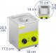 Myjka ciśnieniowa Ulsonix Myjka wanna ultradźwiękowa oczyszczacz 1.3 l 60 W Myjka wanna ultradźwiękowa oczyszczacz 1.3 l 60 W 6
