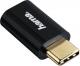 Adapter USB Hama USB-C - microUSB Czarny  (001783990000) 1