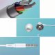 Słuchawki WK Design WK Design Y6 dokanałowe słuchawki 3.5mm mini jack zestaw słuchawkowy z pilotem biały (Y6 white) 4