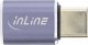 Adapter USB InLine InLine® USB4 Adapter, USB Type-C male/female, aluminium, grey 2