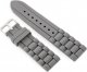 Pasek gumowy do zegarka 904T - karbowany - 22mm 1