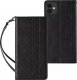 Magnet Strap Case etui do iPhone 12 pokrowiec portfel + mini smycz zawieszka czarny 1