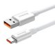 Kabel USB Baseus USB-A - USB-C 1 m Biały (CAYS001302) 2
