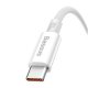 Kabel USB Baseus USB-A - USB-C 1 m Biały (CAYS001302) 4