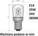Żarówka do bramy garażowej 25 W E14 24 V 1
