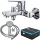 Bateria wannowa Sotbe Inari ścienne chrom (INA-BW-50228878) 1