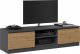 Topeshop Szafka RTV 140x40xH36 antracyt/artisan 1