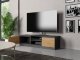 Topeshop Szafka RTV 140x40xH36 antracyt/artisan 2